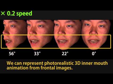 Automatic Photorealistic 3D Inner Mouth Restoration from Frontal Images 【ISVC2014】